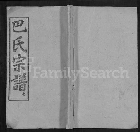 河南巴氏族谱-巴氏宗谱 [24卷,首6卷].pdf电子版