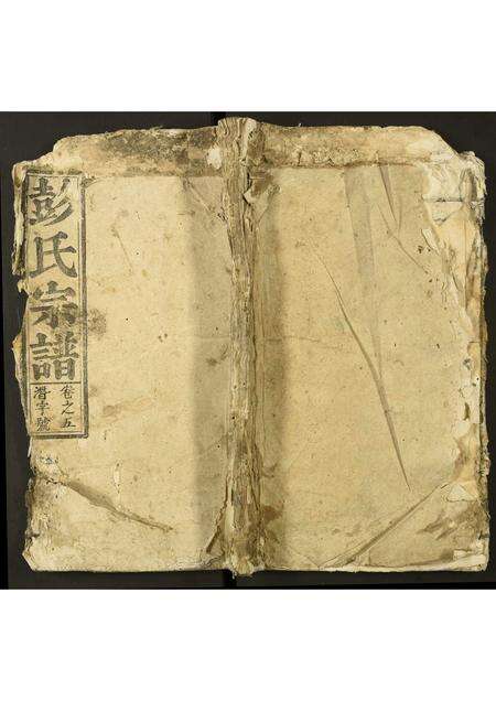 安徽彭氏族谱-彭氏宗谱[残卷].pdf电子版缩略图