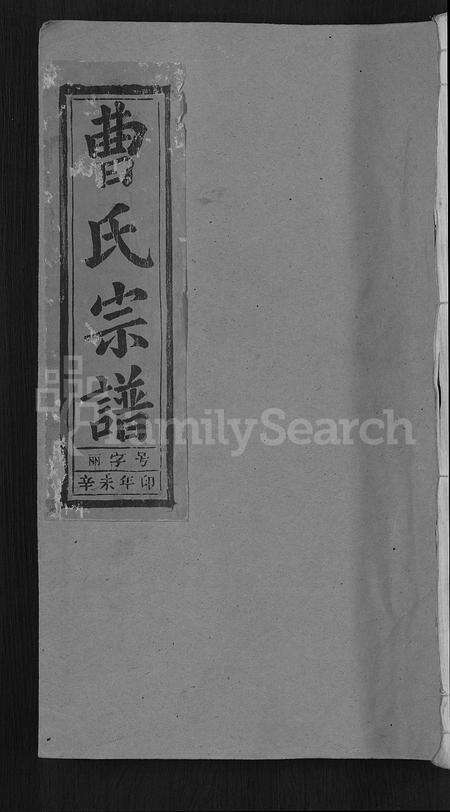 安徽曹氏族谱-曹氏宗谱 [27卷,首5卷].pdf电子版缩略图