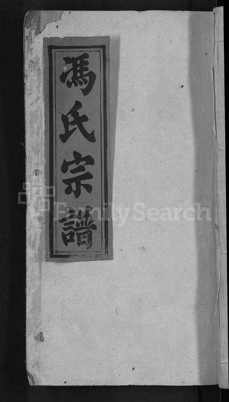 安徽冯氏族谱-冯氏宗谱 [20卷].pdf电子版缩略图