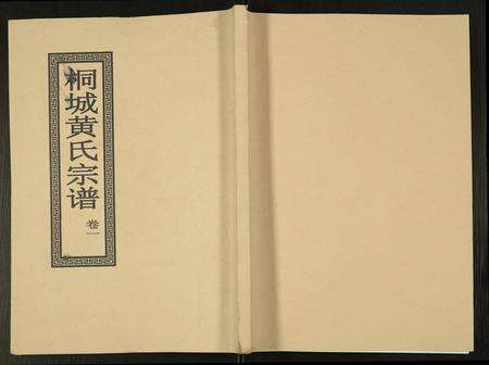 安徽黄氏族谱-桐城黄氏宗谱.pdf电子版缩略图
