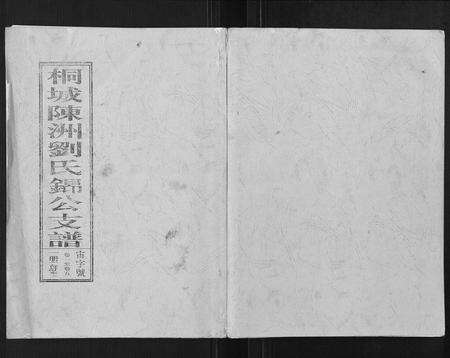 安徽刘氏族谱-陈洲刘氏支谱[11卷].pdf电子版缩略图