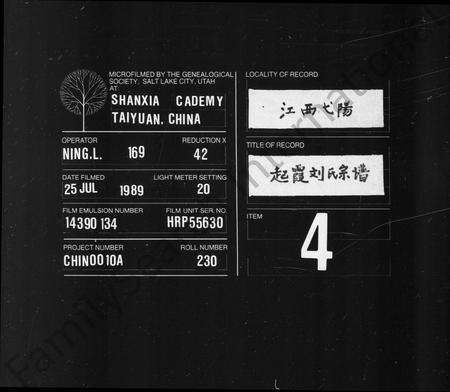 安徽刘氏族谱-起霞刘氏宗谱 [10卷, 首末各1卷].pdf电子版缩略图