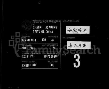 安徽马氏族谱-马氏宗谱 [25卷, 首1卷].pdf电子版缩略图