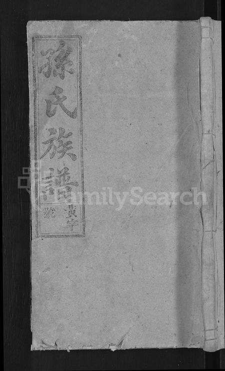 安徽孙氏族谱-孙氏族谱 [38卷,首3卷,末2卷].pdf电子版缩略图