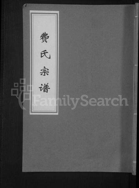 安徽费氏族谱-费氏宗谱 [6卷].pdf电子版缩略图