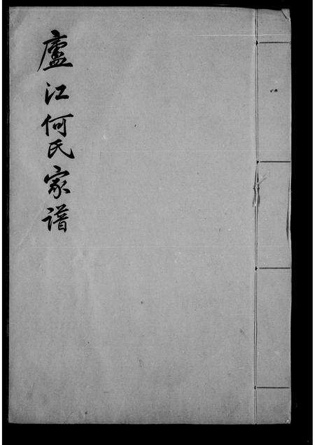 安徽何氏族谱-庐江何氏家谱.pdf电子版缩略图