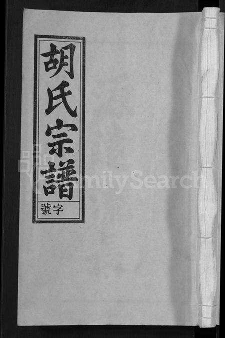 安徽胡氏族谱-胡氏宗谱 [67卷,首1卷].pdf电子版缩略图