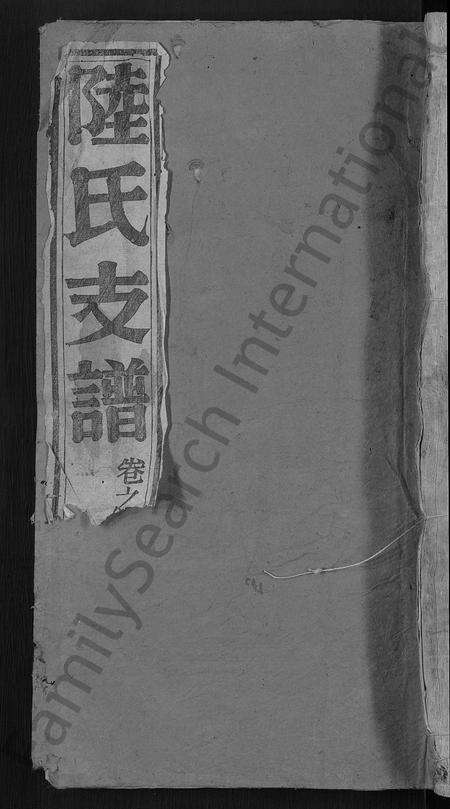 安徽陆氏族谱-陆氏支谱 [12卷,首末各1卷].pdf电子版缩略图