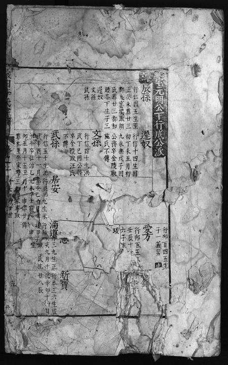 安徽李氏族谱-严田李氏宗谱 [残卷].pdf电子版缩略图