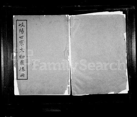 安徽未知族谱-岐阳(李氏)世家文物图像册.pdf电子版缩略图