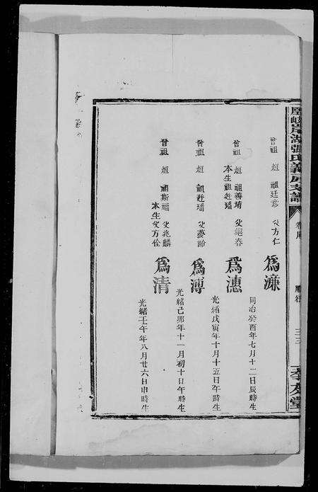 江西张氏族谱-凰歧岸湖张氏支谱 [3卷,首末各1卷].pdf电子版缩略图