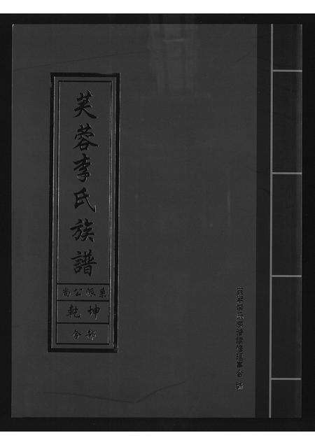 福建李氏族谱-芙蓉李氏族谱尚公派系.pdf电子版缩略图