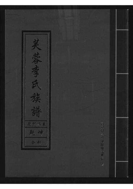 福建李氏族谱-芙蓉李氏族谱岭兜派系.pdf电子版缩略图