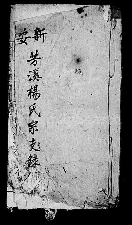 安徽杨氏族谱-新安芳溪杨氏宗支录(休宁芳溪杨氏宗支录).pdf电子版缩略图