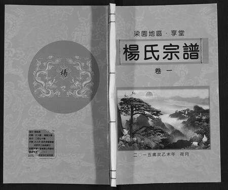 安徽杨氏族谱-梁园地区杨氏宗谱.pdf电子版缩略图
