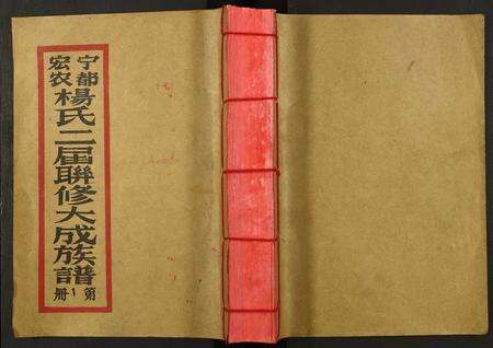 江西杨氏族谱-宁都宏农杨氏二届联修大成宗谱.pdf电子版缩略图