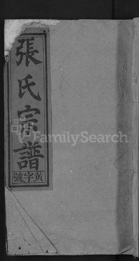 安徽张氏族谱-张氏宗谱 [4卷,含卷首].pdf电子版缩略图