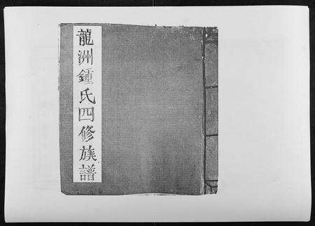 江西锺氏族谱-信丰龙洲锺氏四修族谱.pdf电子版缩略图