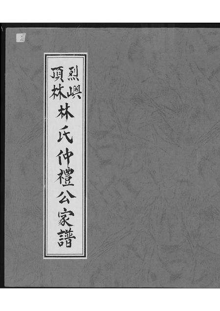 福建林氏族谱-烈屿顶林林氏仲礼公家谱.pdf电子版缩略图