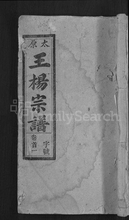 安徽王杨氏族谱-王杨宗谱 [43卷,首末各2卷].pdf电子版缩略图