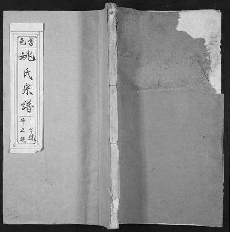 安徽姚氏族谱-当邑姚氏宗谱 [残卷].pdf电子版缩略图