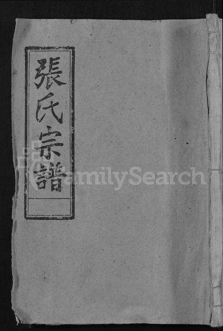 安徽张氏族谱-张氏宗谱 [4卷,及卷首].pdf电子版缩略图