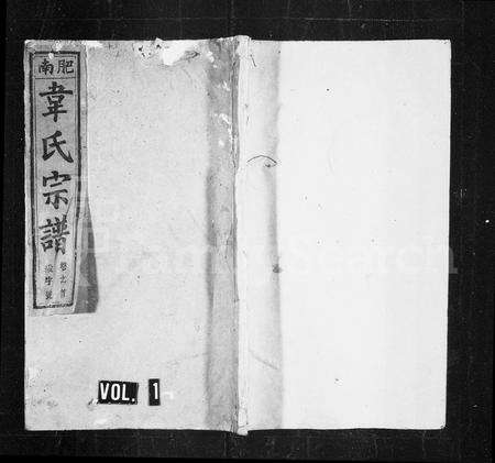 安徽韦氏族谱-肥南韦氏宗谱 [16卷,及卷首末].pdf电子版预览图