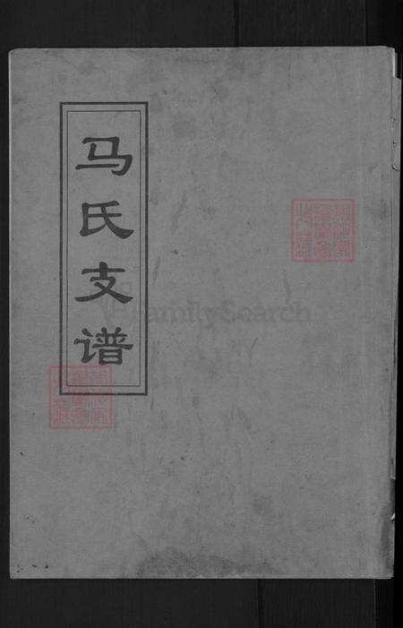 山东省潍坊市青州市庙子镇马氏族谱-马氏支谱.pdf电子版缩略图