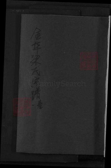 浙江省金华市梁氏族谱-金华梁氏宗谱.pdf电子版缩略图