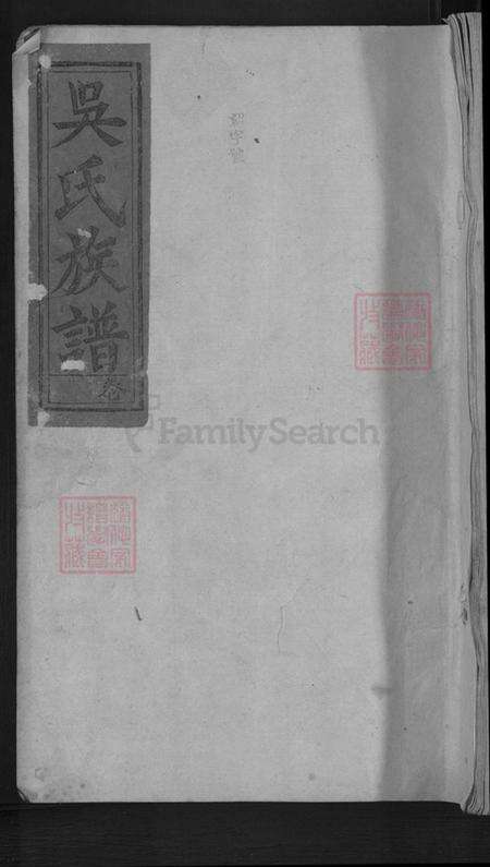 江西省赣州市信丰县吴氏渤海堂族谱-吴氏族谱.pdf电子版缩略图