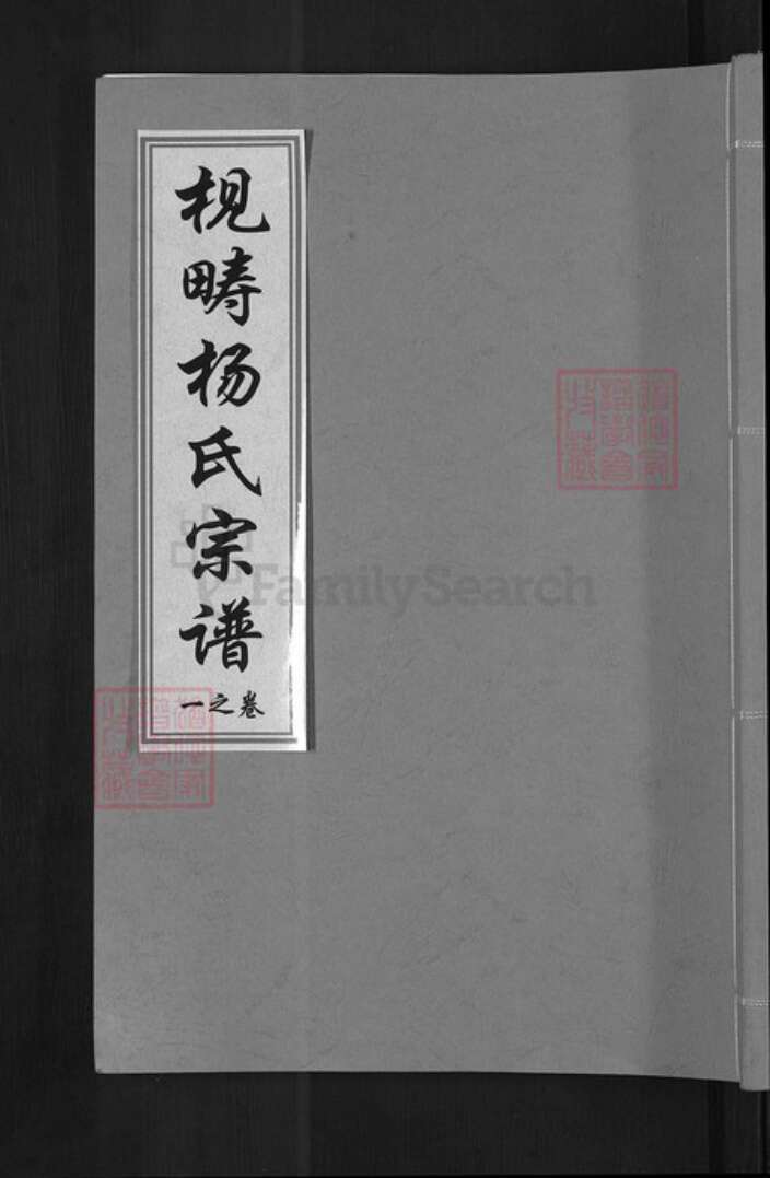 浙江省金华市义乌市义亭镇杨氏族谱-枧畴杨氏宗谱.pdf电子版缩略图