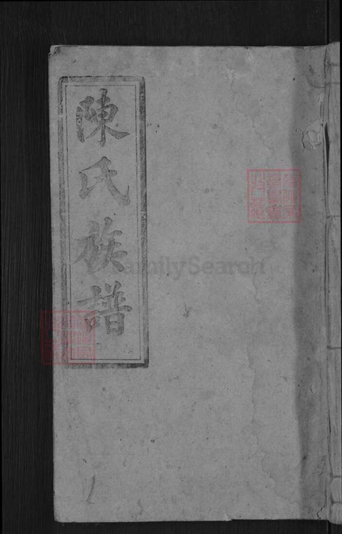 湖南省郴州市桂东县大塘镇陈氏颕川堂族谱-陈氏族谱.pdf电子版缩略图