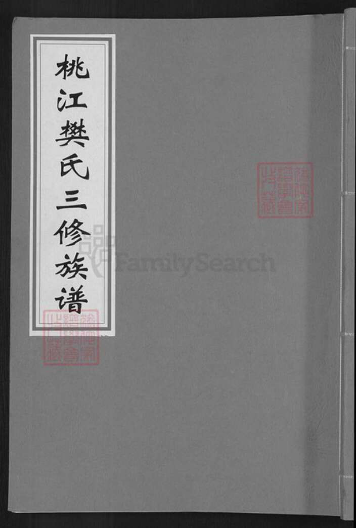 江西省赣州市信丰县嘉定镇樊氏上党堂族谱-桃江樊氏三修族谱.pdf电子版缩略图