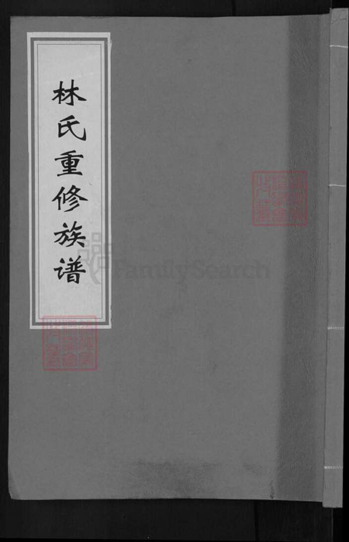 山西省晋城市高平市林氏西河堂族谱-林氏重修族谱.pdf电子版缩略图