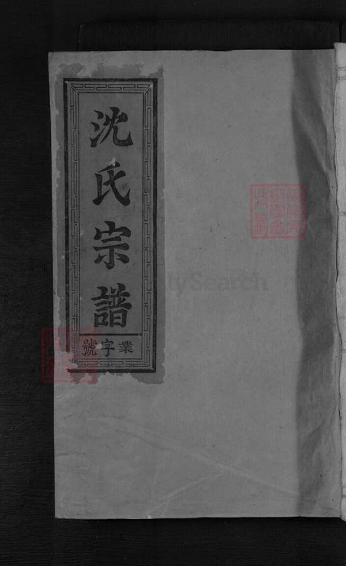 福建省三明市建宁县黄芳乡沈氏姚集锦堂族谱-沈氏宗谱.pdf电子版缩略图