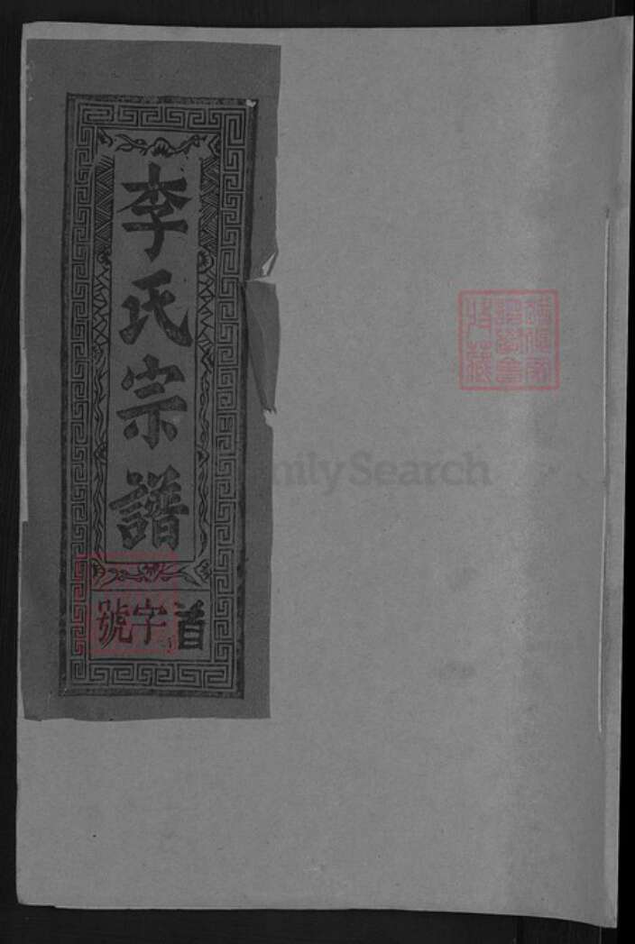 甘肃省定西市临洮县李氏盛梓堂族谱-李氏宗谱.pdf电子版缩略图