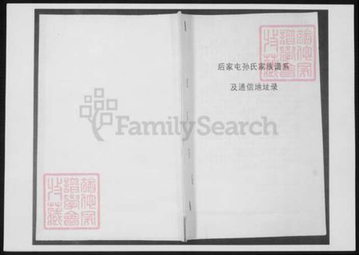 山东省青岛市即墨区孙氏族谱-后家屯孙氏家族谱系.pdf电子版缩略图