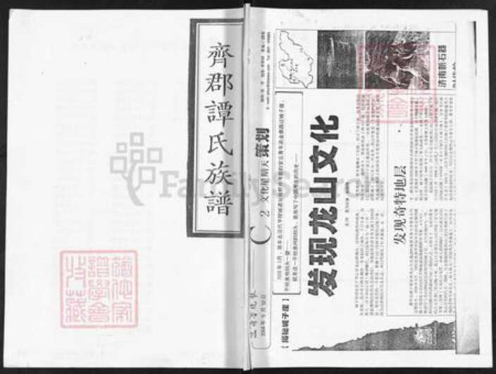 山东省青岛市莱西市谭氏族谱-齐郡谭氏族谱.pdf电子版缩略图