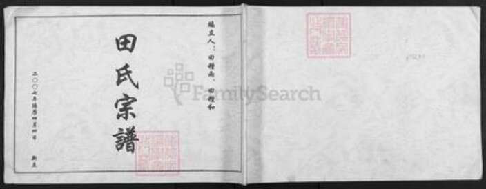 山西省太原市迎泽区田氏族谱-田氏宗谱.pdf电子版缩略图