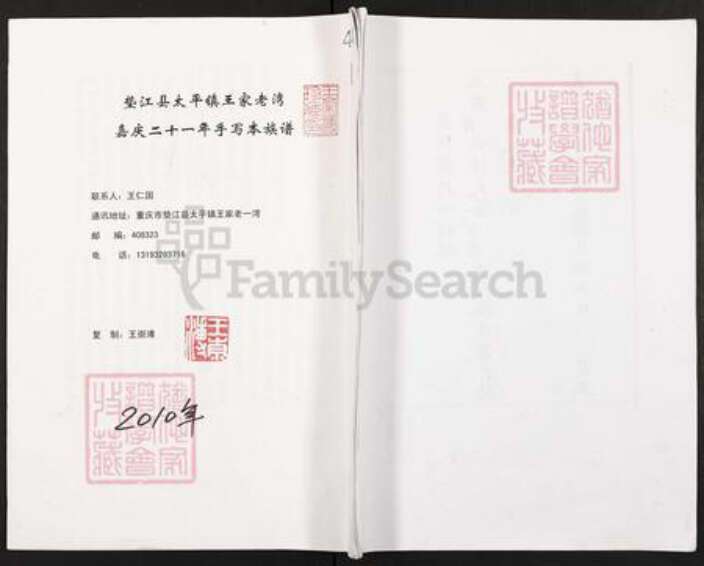 湖南省邵阳市武冈市武冈王氏族谱-王氏族谱垫江县太平镇王家老湾王氏宗族.pdf电子版缩略图