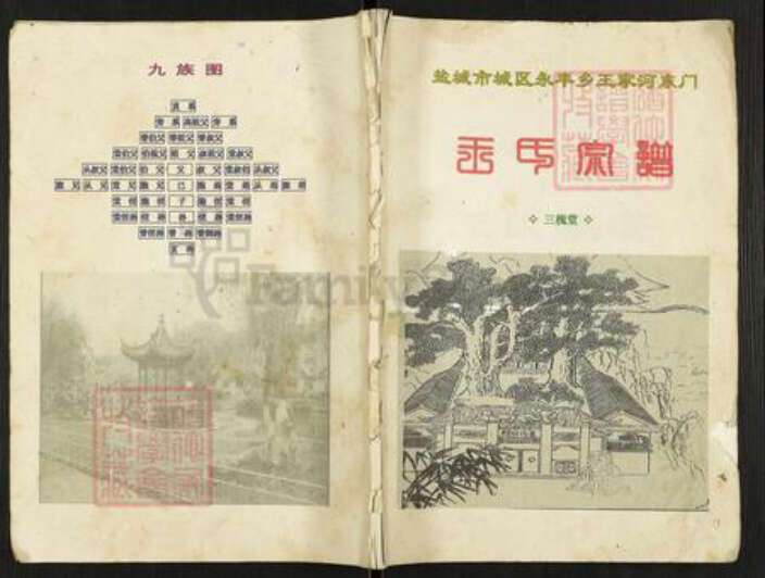 江苏省盐城市亭湖区新兴镇王氏三槐堂族谱-王氏宗谱.pdf电子版缩略图