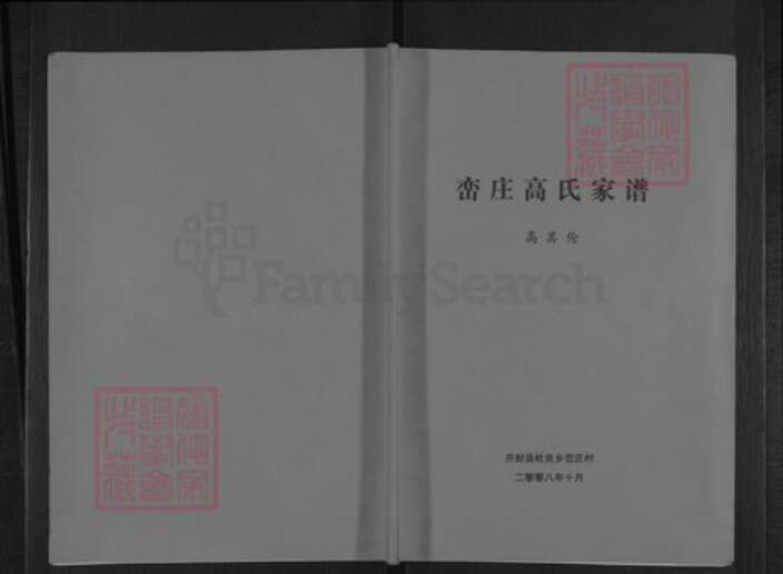 河南省开封市祥符区杜良乡高氏族谱-峦庄高氏家谱.pdf电子版缩略图