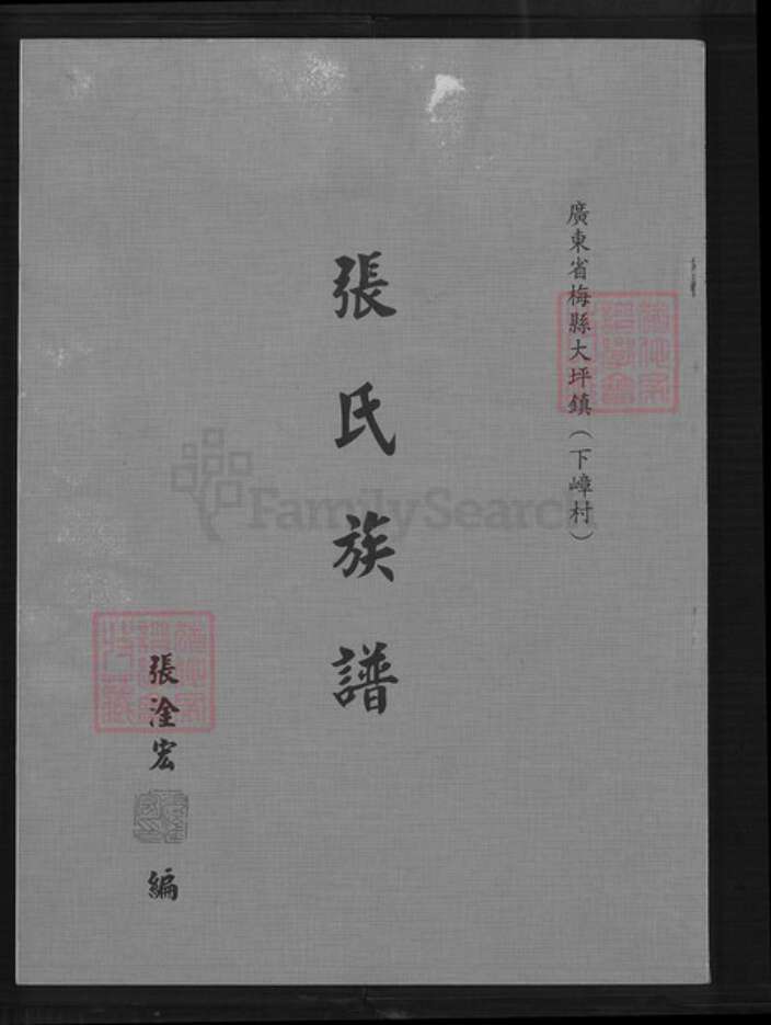 广东省梅州市梅县区张氏族谱-张氏族谱.pdf电子版缩略图