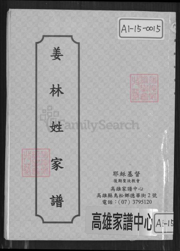 台湾台南市下营区姜氏族谱-姜林姓家谱.pdf电子版缩略图