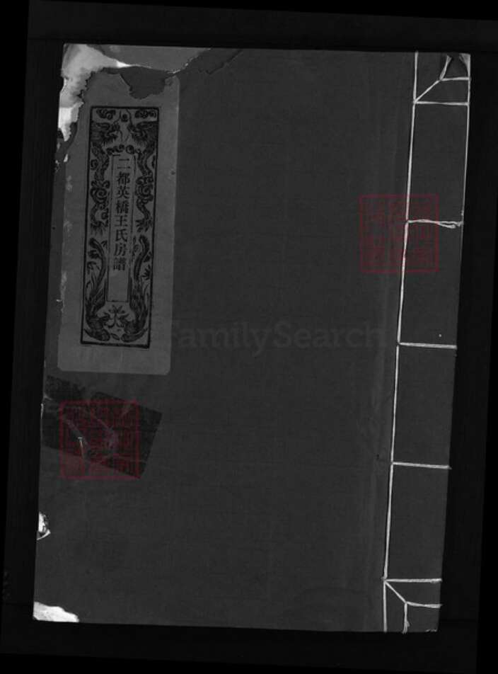 浙江省王氏族谱-二都英桥王氏宗谱 [不分卷].pdf电子版缩略图