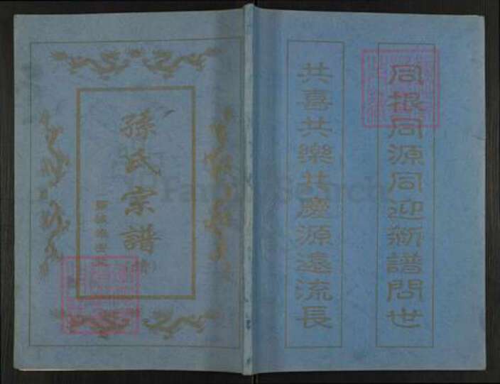 江苏省盐城市建湖县颜单镇孙氏乐安堂族谱-孙氏宗谱(续).pdf电子版缩略图