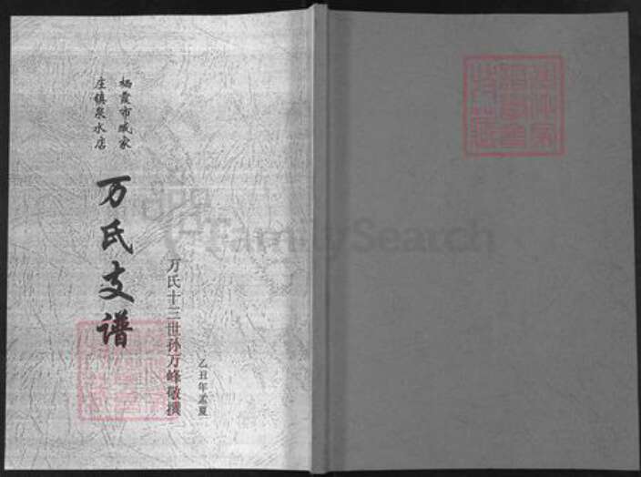 山东省烟台市栖霞市万氏族谱-栖霞市藏家庄镇泉水店万氏支谱.pdf电子版缩略图