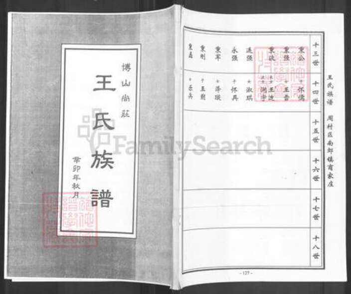 山东省淄博市博山区王氏族谱-博山尚庄王氏族谱.pdf电子版缩略图