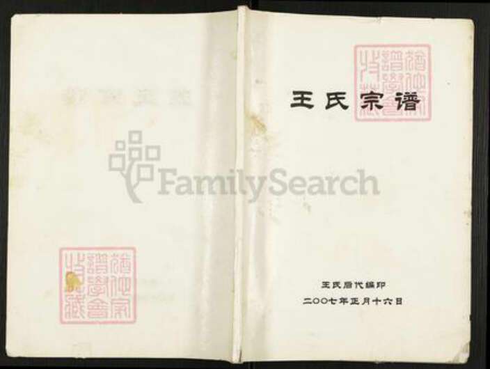 河南省南阳市淅川县上集镇王氏族谱-王氏宗谱.pdf电子版缩略图